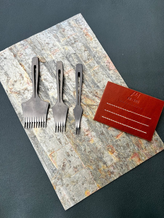 3.85mm French Pricking Irons - JunLinLeather